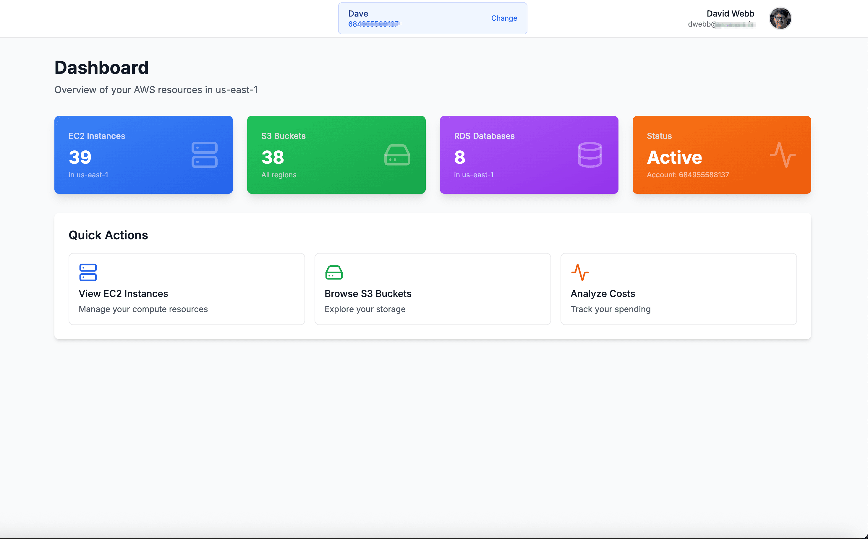 Cloud Tuner Dashboard - Multi-region cost overview
